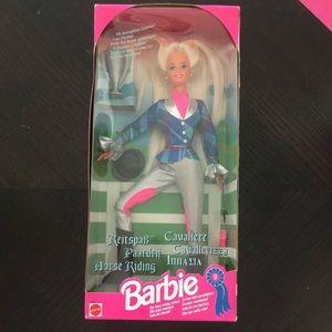 Foreign Horse Riding Barbie Doll 1994
